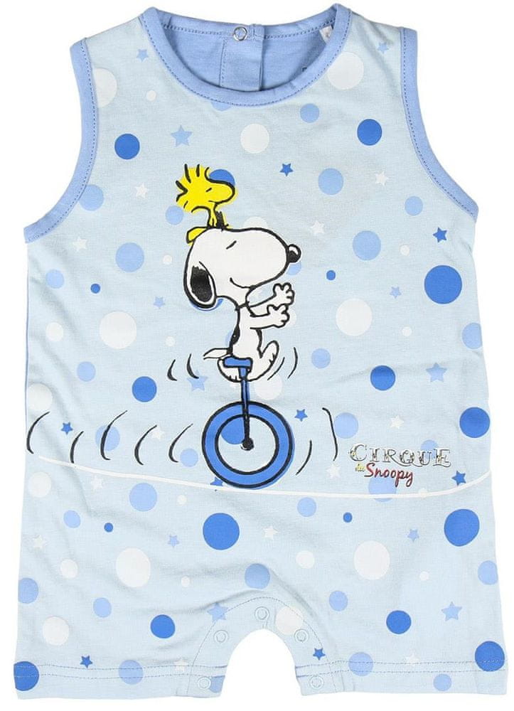 Disney chlapčenské body Snoopy 2200005156 74 modré